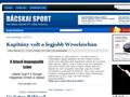 http://www.bacskaisport.hu/ ismertető oldala